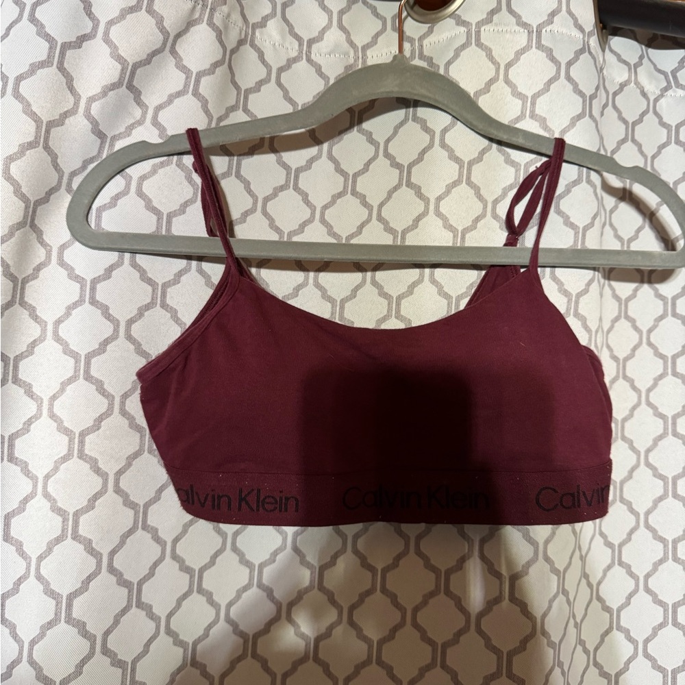 Calvin Klein Deep Red Bralette